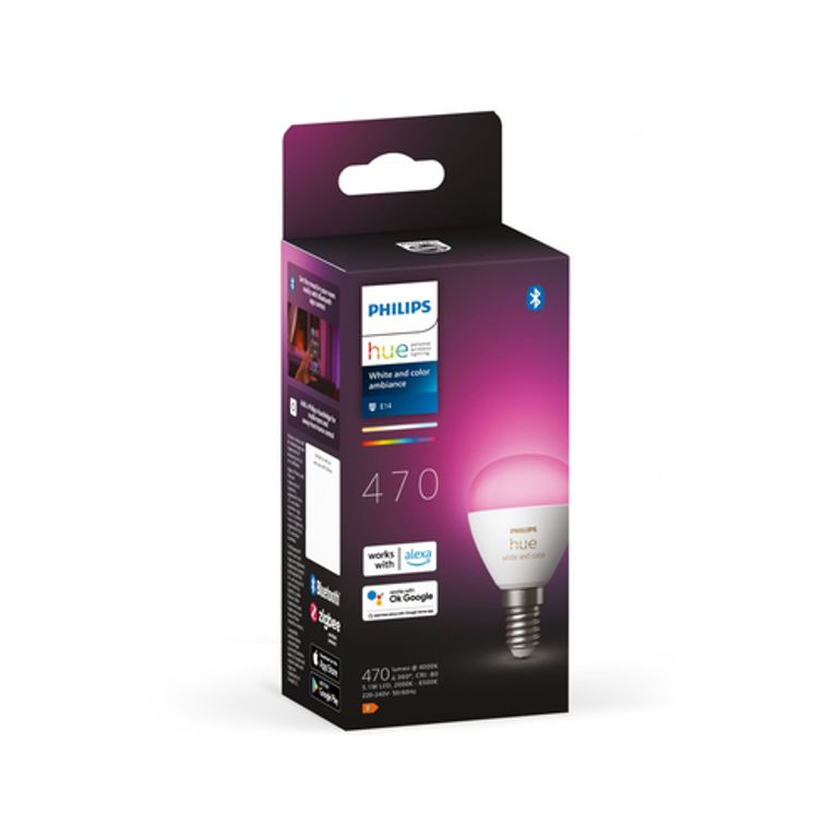 Philips Hue White and Color ambiance Sferetta - lampadina connessa E14_PHILIPS BY SIGNIFY_2_big-image