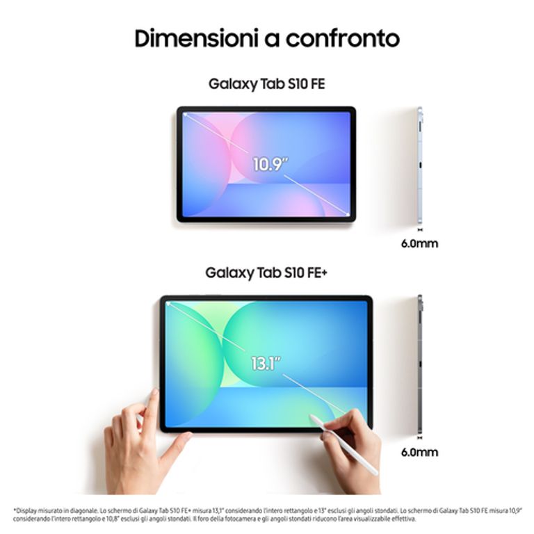 Samsung Galaxy Tab S10 FE, Android Tablet, Display 10.9" LCD, Wifi, RAM 8GB, 128GB, 8.000 mAh, S Pen, Android 15, IP68, Gray_SAMSUNG_6_big-image