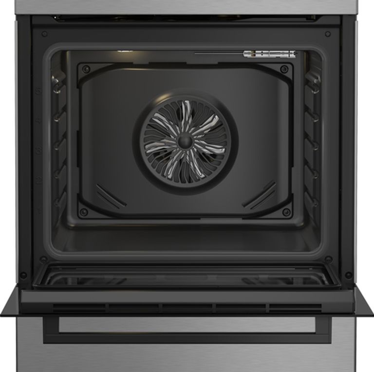 Beko Forno Elettrico Ventilato con Grill Elettrico e Timer,coperchio in vetro, ventilazione tangenziale, Classe A, Inox_BEKO_4_big-image
