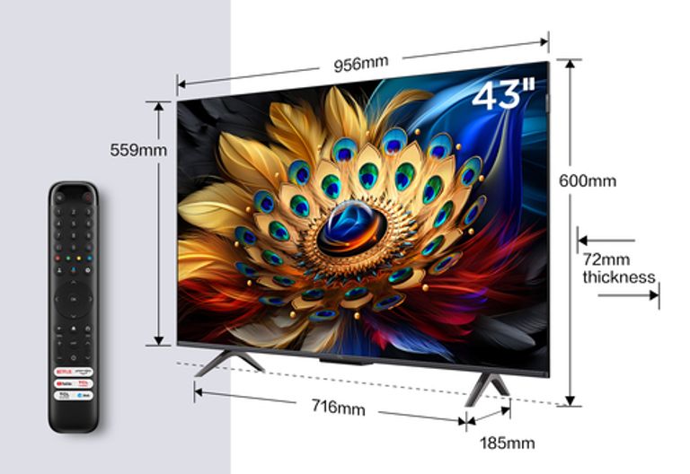 TCL C69 Serie C6 Smart TV QLED 4K 43" 43C69B, Dolby Vision, Dolby Atmos, Google TV_TCL_0_big-image