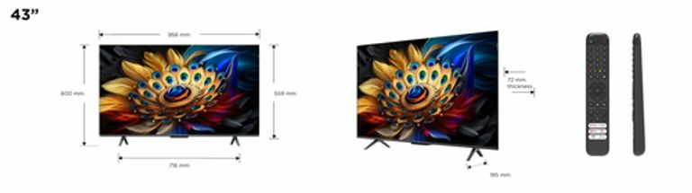 TCL C69 Serie C6 Smart TV QLED 4K 43" 43C69B, Dolby Vision, Dolby Atmos, Google TV_TCL_11_big-image