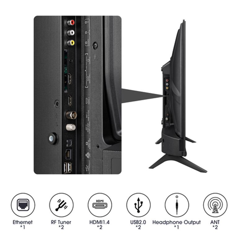 Hisense 40A4K TV 101,6 cm (40") Full HD Smart TV Wi-Fi Nero 200 cd/m²_HISENSE_4_big-image