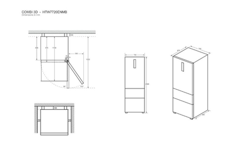 Haier 3D 70 Serie 7 HTW7720ENMB frigorifero con congelatore Libera installazione 483 L E Nero_HAIER_10_big-image