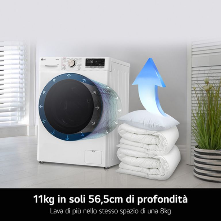 LG F4R7013TSWG Lavatrice 13kg AI DD, Classe A-20%, 1400 giri, TurboWash, Vapore_LG_4_big-image