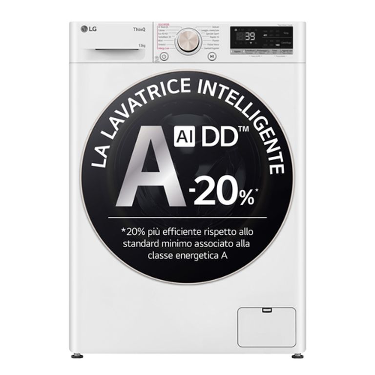 LG F4R7013TSWG Lavatrice 13kg AI DD, Classe A-20%, 1400 giri, TurboWash, Vapore_LG_2_big-image