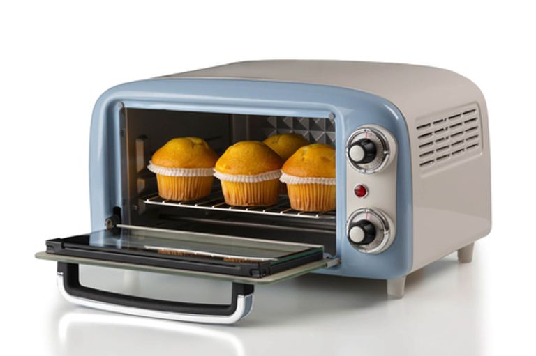 Ariete 3919 Forno Elettrico Vintage, 800W, Capacità 10L, Doppio vetro, Retrò, Celeste_ARIETE_2_big-image
