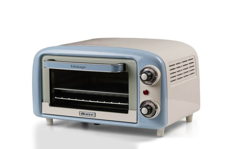 Ariete 3919 Forno Elettrico Vintage, 800W, Capacità 10L, Doppio vetro, Retrò, Celeste_ARIETE_1_big-image