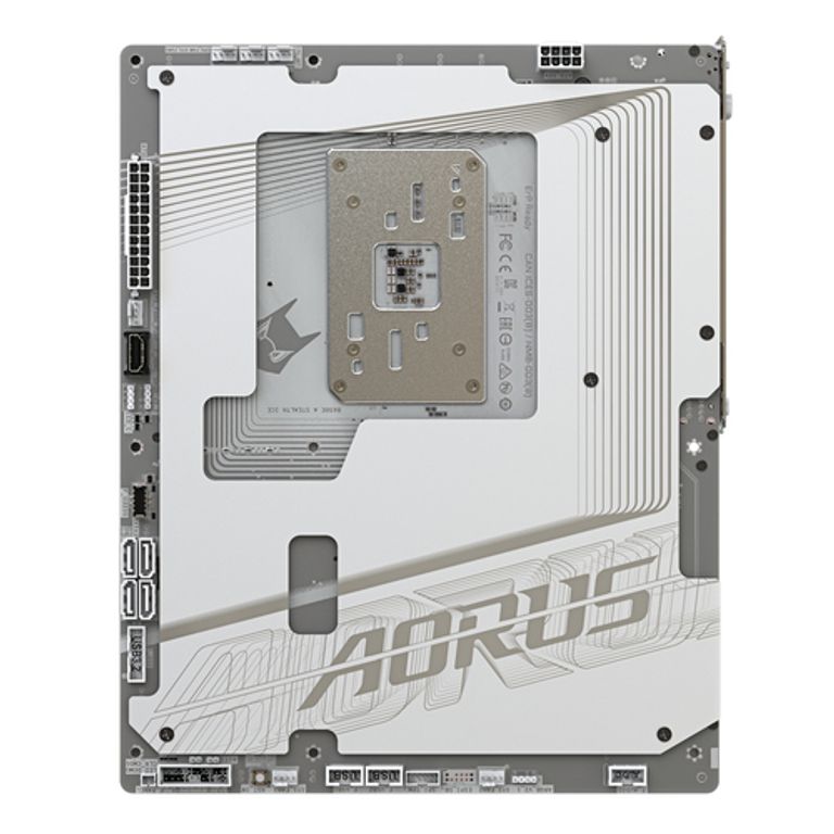 GIGABYTE B650E AORUS STEALTH ICE Scheda madre - AMD Ryzen serie 9000, VRM a 12+2+2 fasi, fino a 8000 MHz DDR5 (OC), 1xPCIe 5.0 + 2xPCIe 4.0 M.2, LAN 2,5 GbE, WIFI 7, USB 3.2 Gen 2x2_GIGABYTE_5_big-image