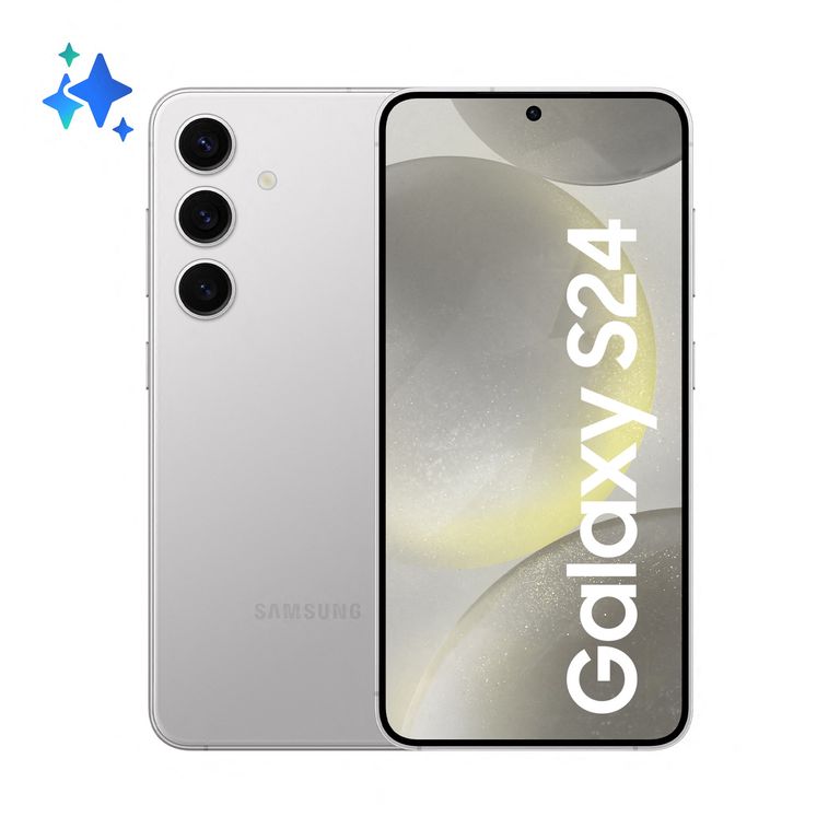 Samsung Galaxy S24 Smartphone AI, Display 6.2'' FHD+ Dynamic AMOLED 2X, Fotocamera 50MP, RAM 8GB, 256GB, 4.000 mAh, Marble Gray_SAMSUNG_0_big-image