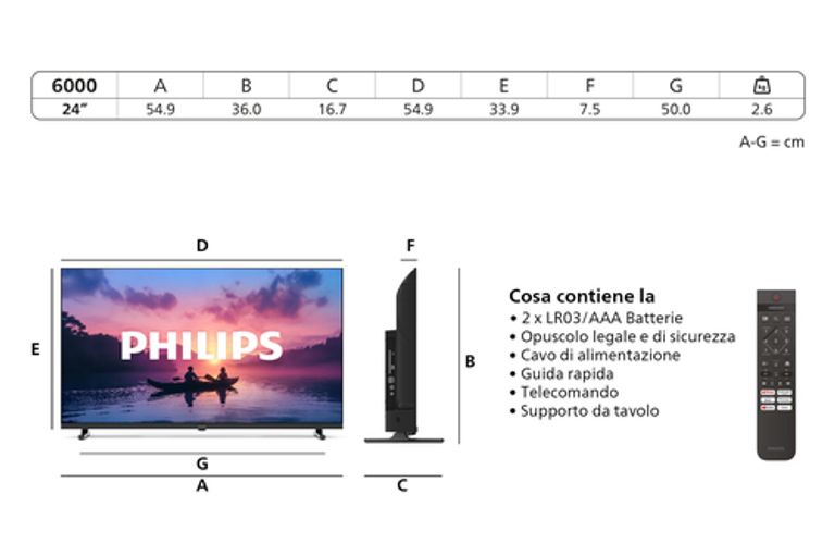 Philips 32PHS6000 HD LED 80cm 32" Smart TV Dolby Audio Titan OS_PHILIPS_3_big-image