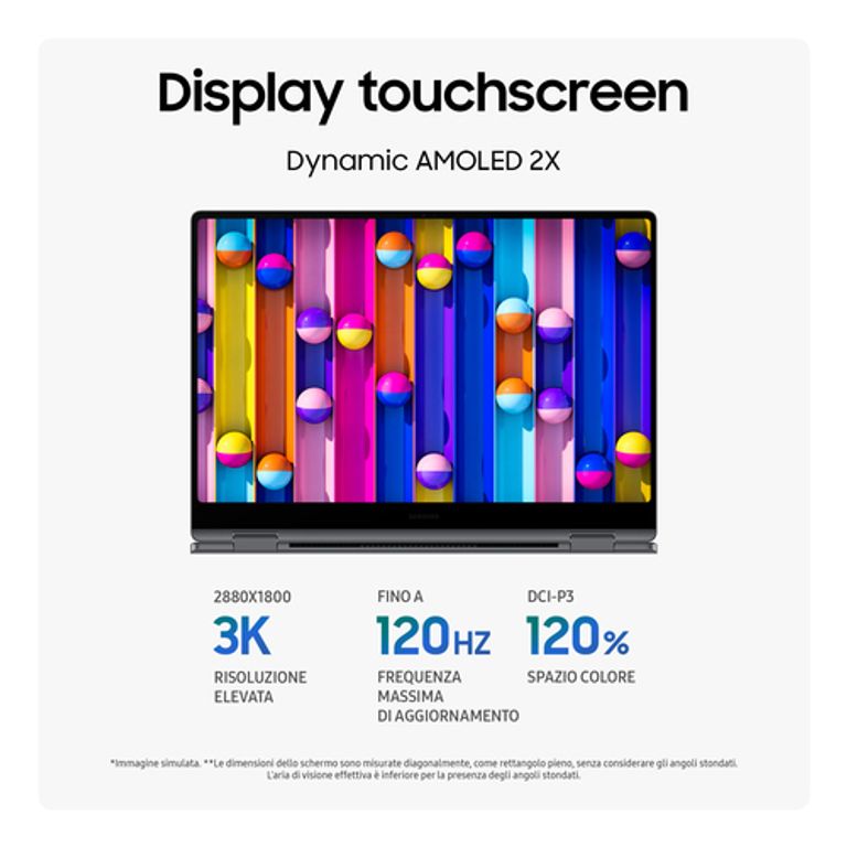 Samsung Galaxy Book Galaxy Book5 Pro 360 Intel Core Ultra 7 256V Computer portatile 40,6 cm (16") Touch screen WQXGA+ 16 GB LPDDR5x-SDRAM 512 GB SSD Wi-Fi 7 (802.11be) Windows 11 Home Grigio_SAMSUNG_4_big-image