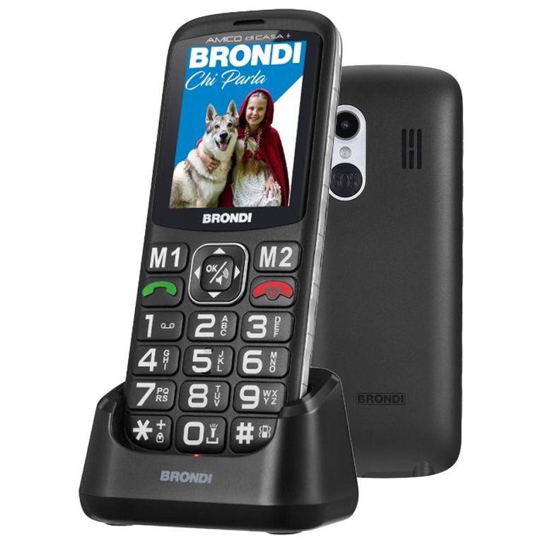 BRONDI AMICO DI CASA+ (NERO) - TELEFONO CELLULARE SENIOR_BRONDI_0_big-image