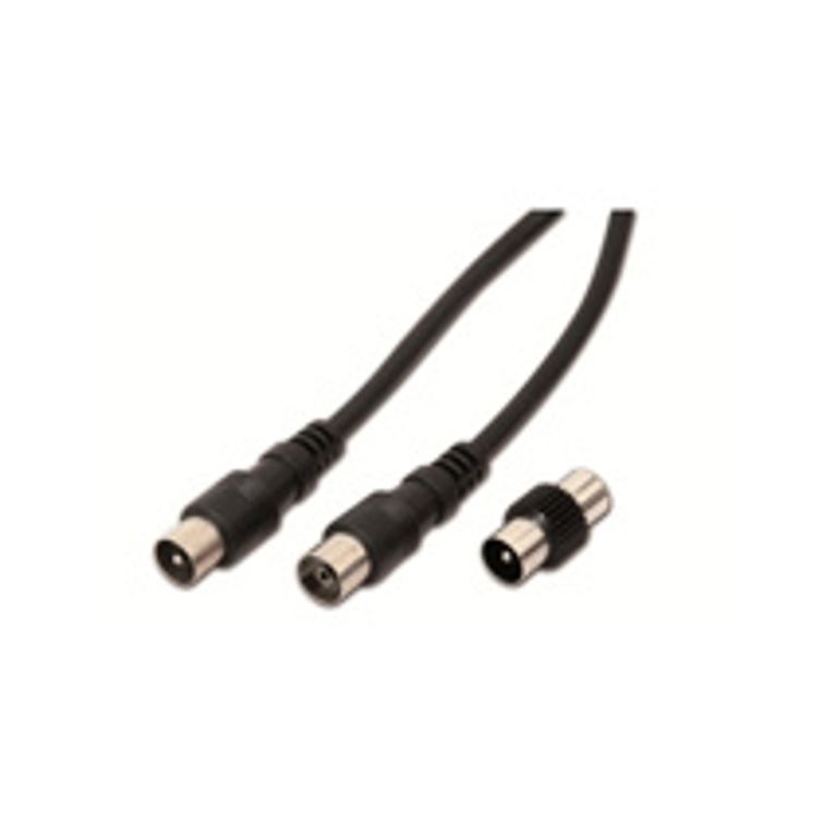 VIDEOS.CAVO 9/30 ANTENNA MA/FE 3MT NEROSPINAPRESA IEC 95 MM - L. 3MT  CON ADATTATORE_NUOVA VIDEO SUONO_0_big-image