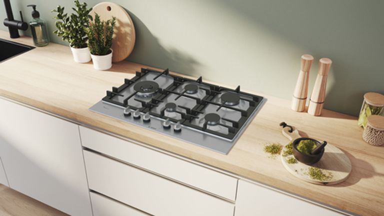 Bosch Serie 6 PCS7A5I90 , Piano cottura a gas, 75 cm, Acciaio inox_BOSCH_6_big-image