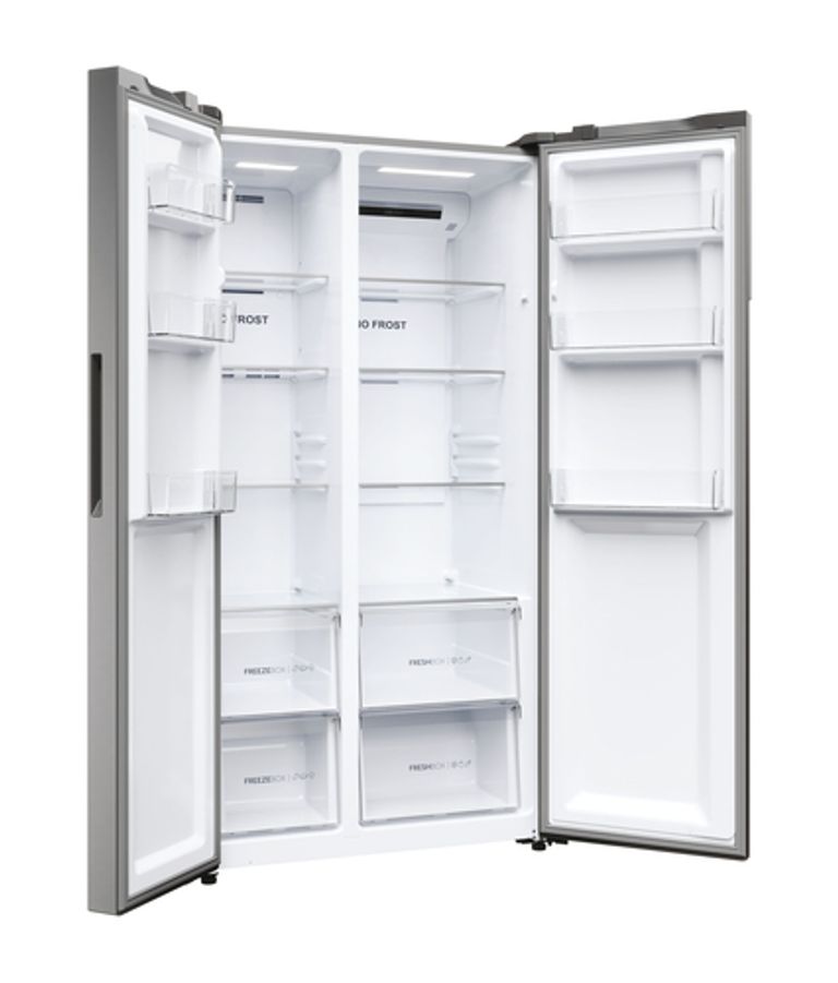 Haier SBS 90 Serie 5 HSR5918DNMP frigorifero side-by-side Libera installazione 528 L D Platino, Acciaio inox_HAIER_6_big-image