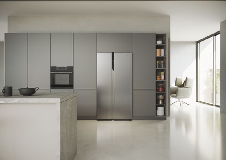 Haier SBS 90 Serie 5 HSR5918DNMP frigorifero side-by-side Libera installazione 528 L D Platino, Acciaio inox_HAIER_15_big-image