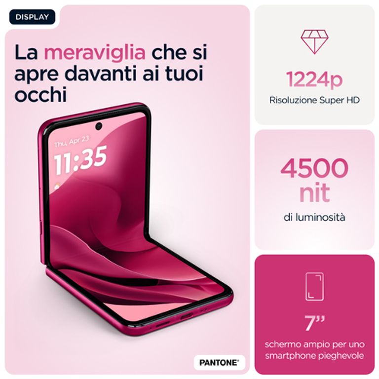 Motorola razr 60 ultra 17,7 cm (6.96") Doppia SIM Android 15 5G USB tipo-C 16 GB 512 GB 4700 mAh Rosa_MOTOROLA_35_big-image